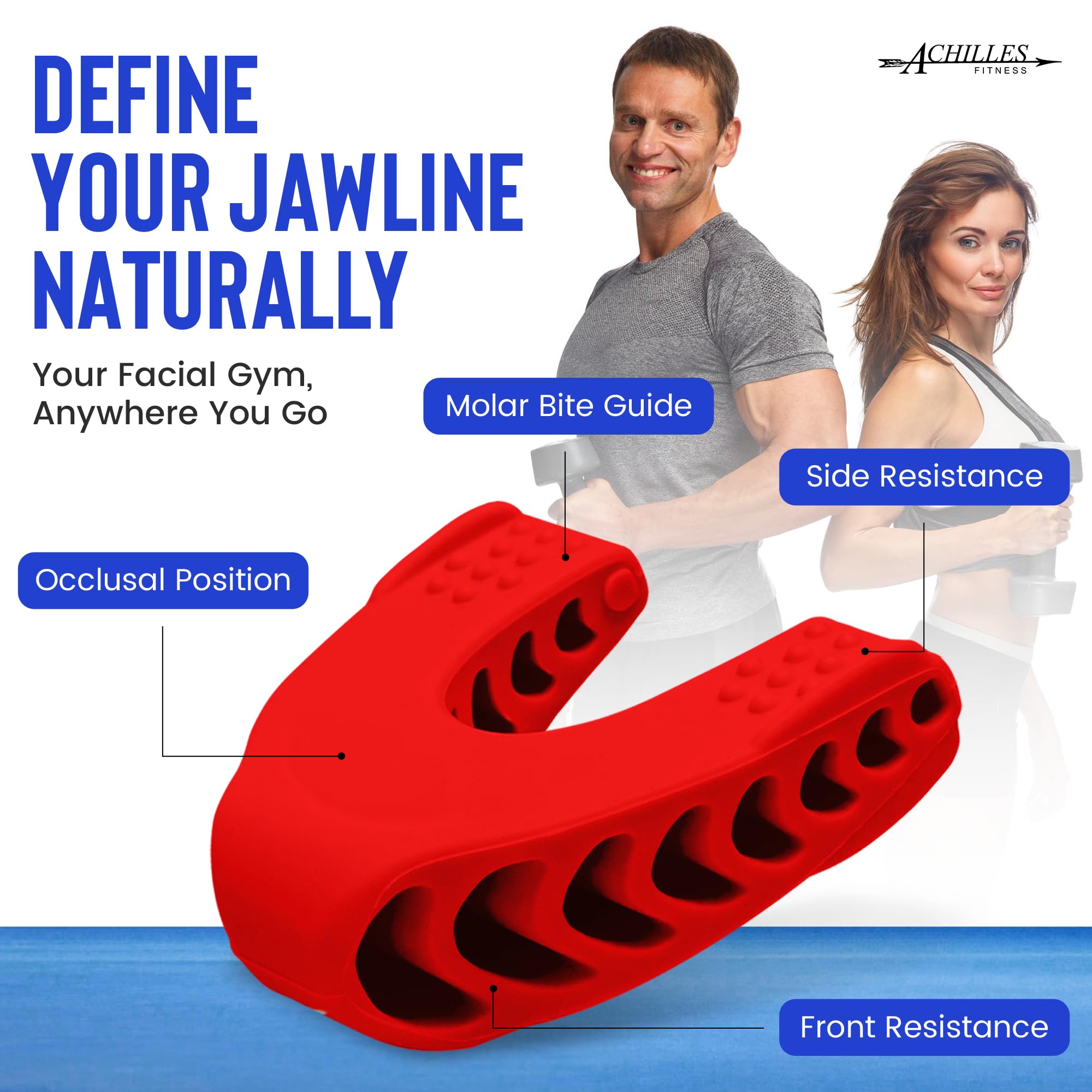 Achilles Fitness ajuste con presión equilibrada: distribución uniforme para sesiones cómodas y prolongadas.