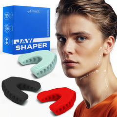 Achilles Fitness entrenador mandíbula silicona: seguro para uso diario en casa para tonificar mandíbula.