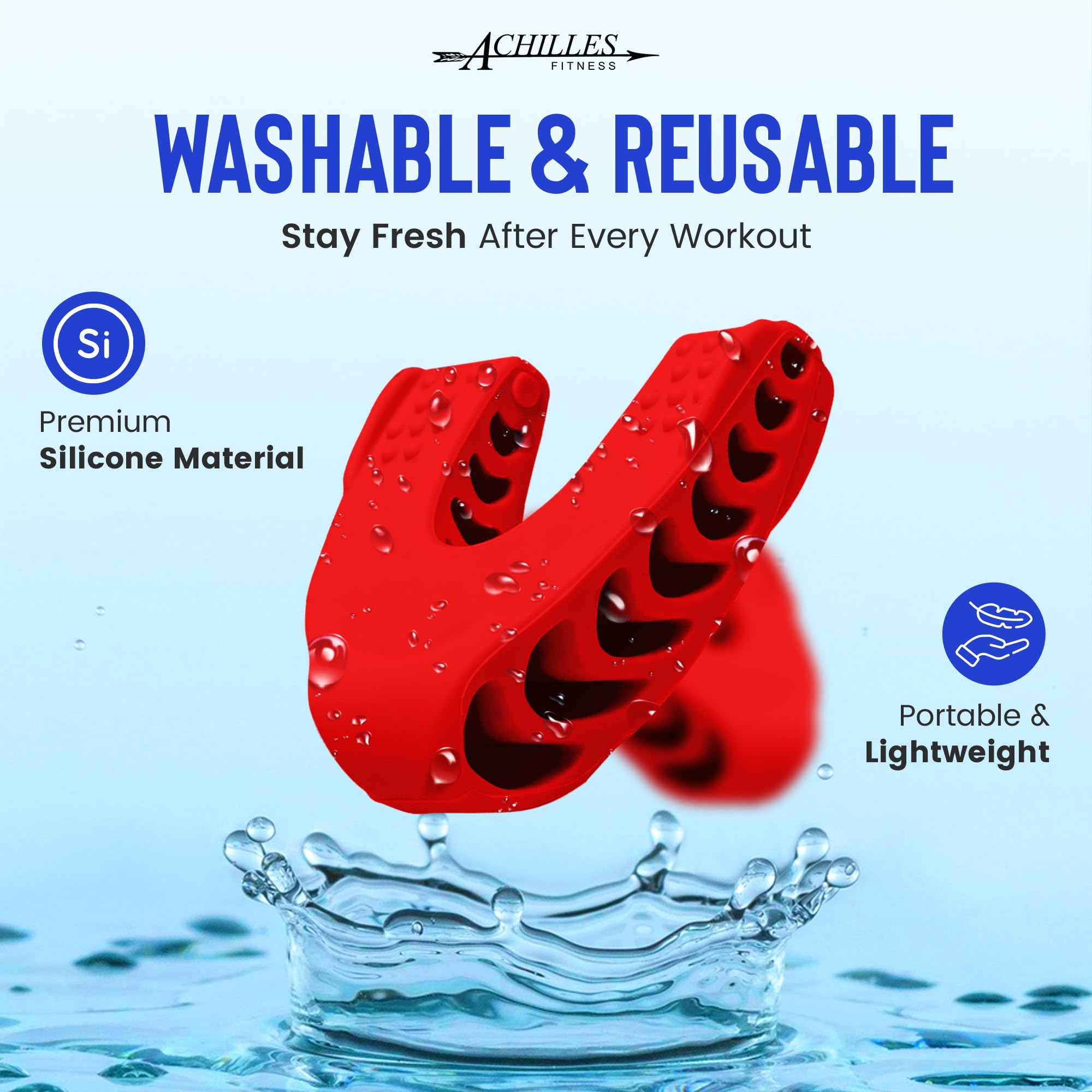 Achilles Fitness niveles de resistencia múltiples: empieza suave y aumenta conforme progresas.