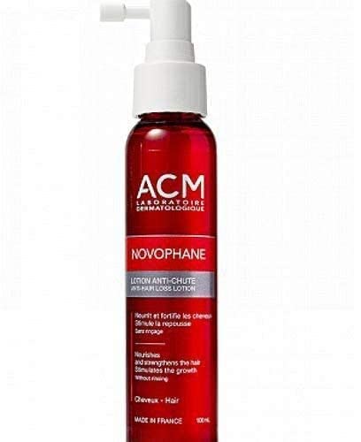 ACM Novophane aplicación en cuero cabelludo para cuidado localizado
