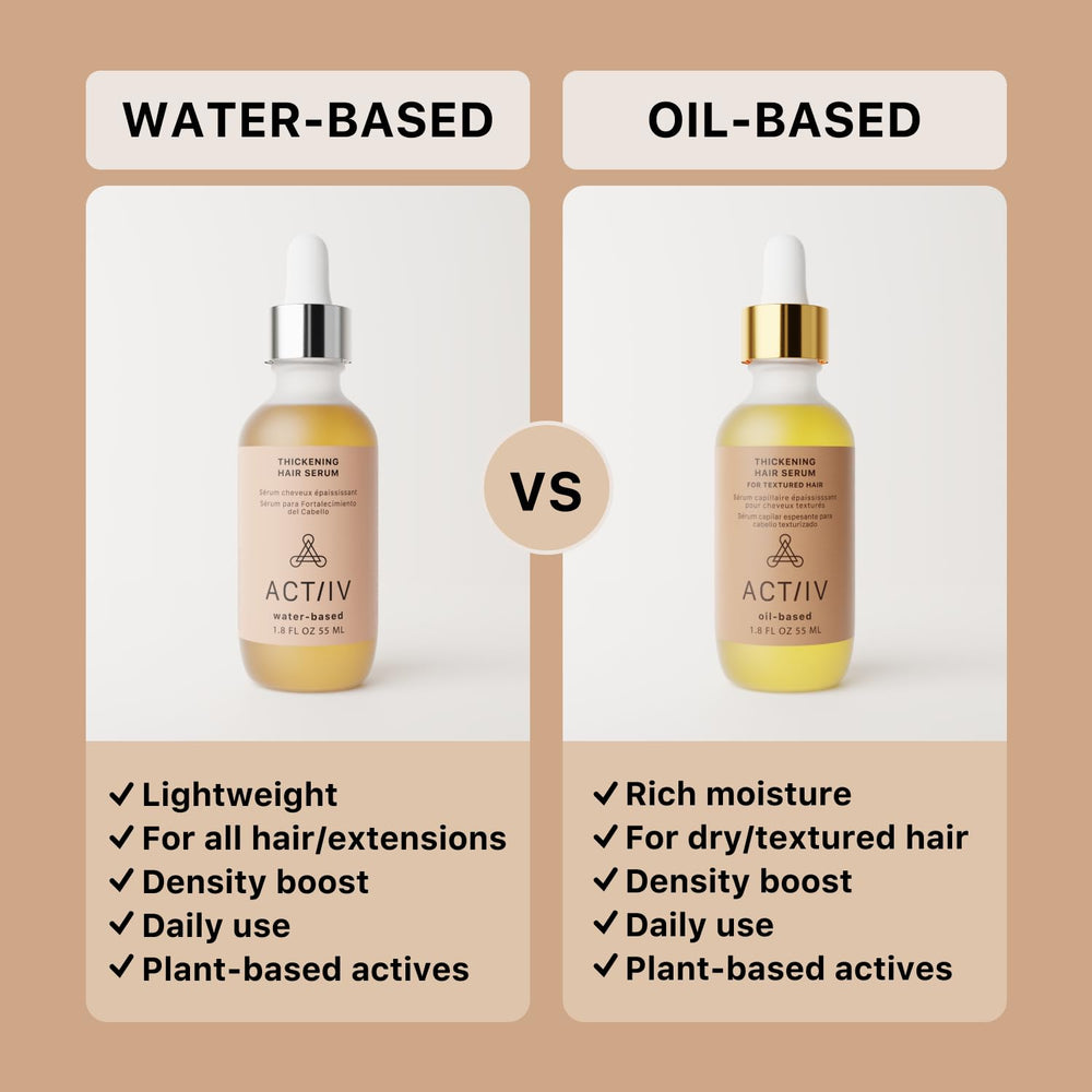 ACTIIV Sérum muestra resultados visibles en el cabello con uso continuo.