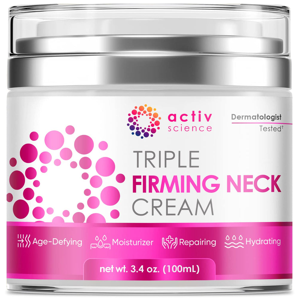 ACTIVSCIENCE Crema Cuello Firmante en botella, proporciona hidratación y firmeza diaria.