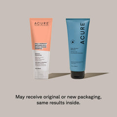 Espuma ligera de Acure para limpieza suave del cabello.