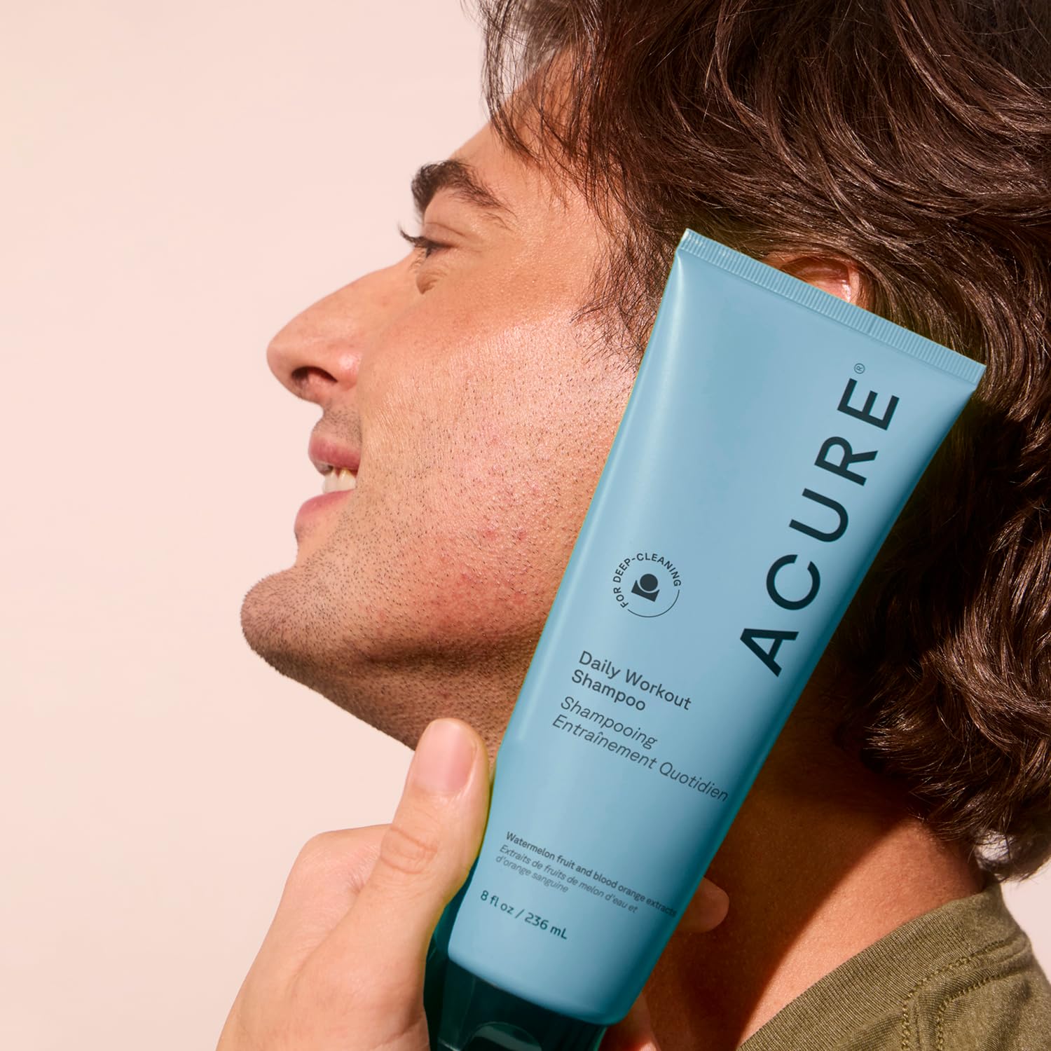 Extractos de sandía y naranja de Acure para equilibrar el cabello.