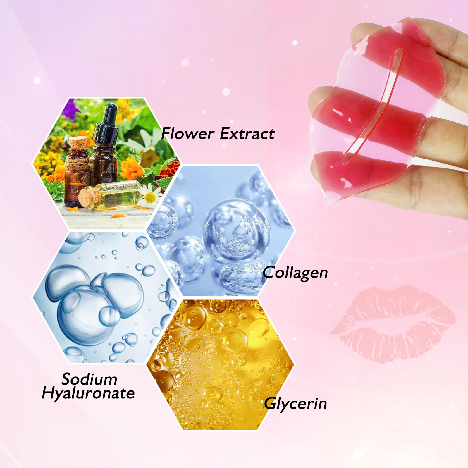 Adofect mascarillas labios cristal 30, dermatológicamente probadas y suaves.