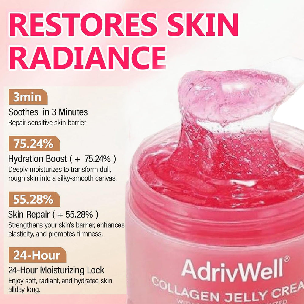ADrivWell Crema Gel de Colágeno: textura gel ligera para absorción rápida