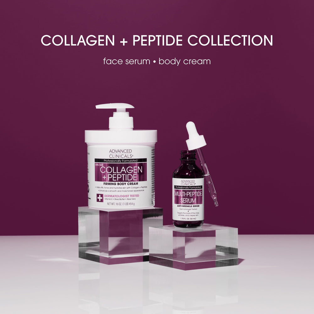 Advanced Clinicals Collagen Peptides empaque práctico para cuidado diario 16 onzas