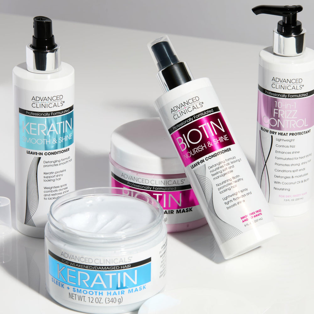 Advanced Clinicals proteccion duradera para cabello dañado