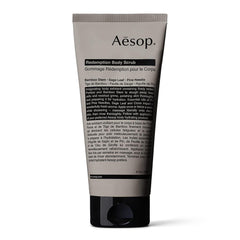 Aesop Redemption exfoliante corporal con púmice fina para una piel suave.
