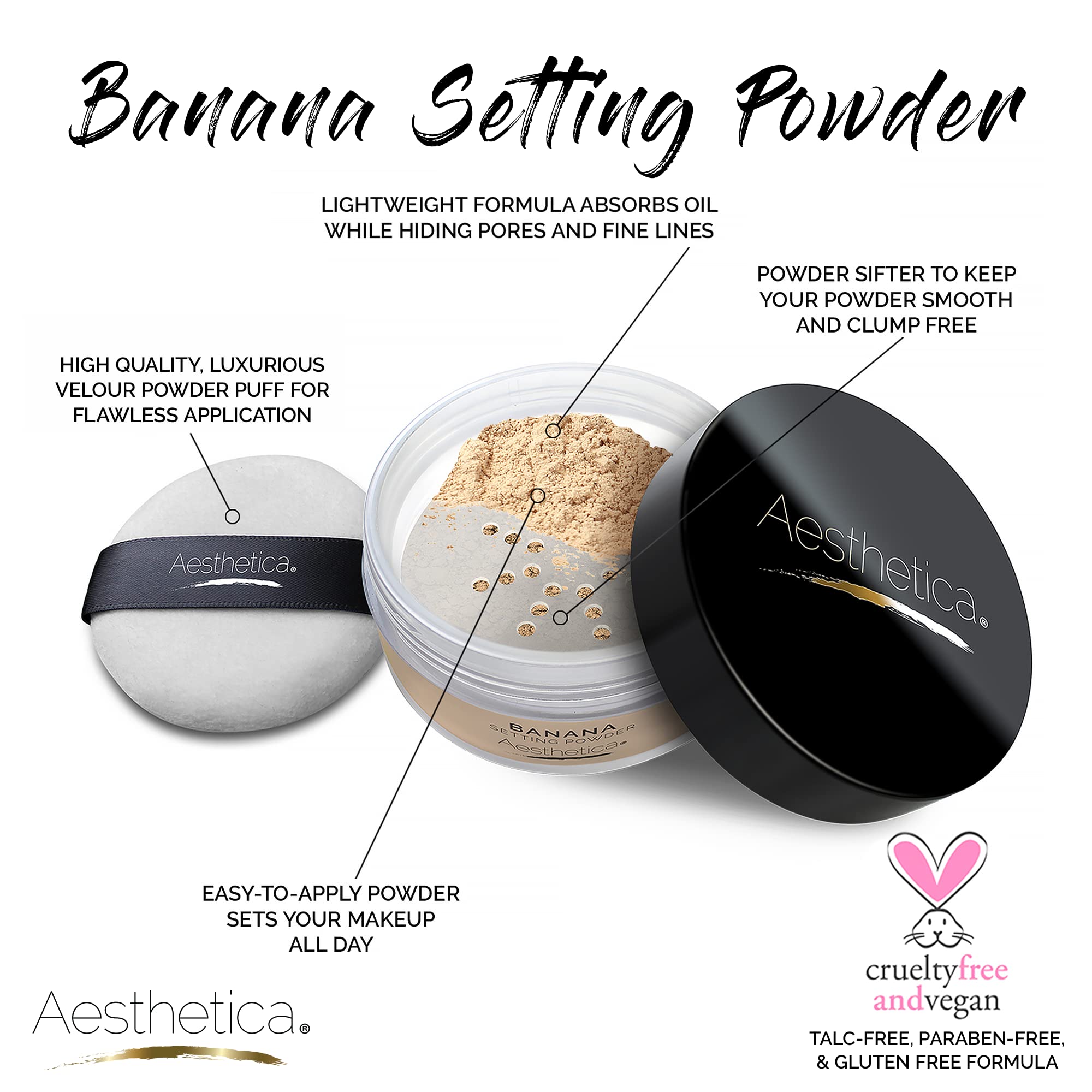 Aesthetica Banana tono amarillo suave para neutralizar rojeces y unificar tono.