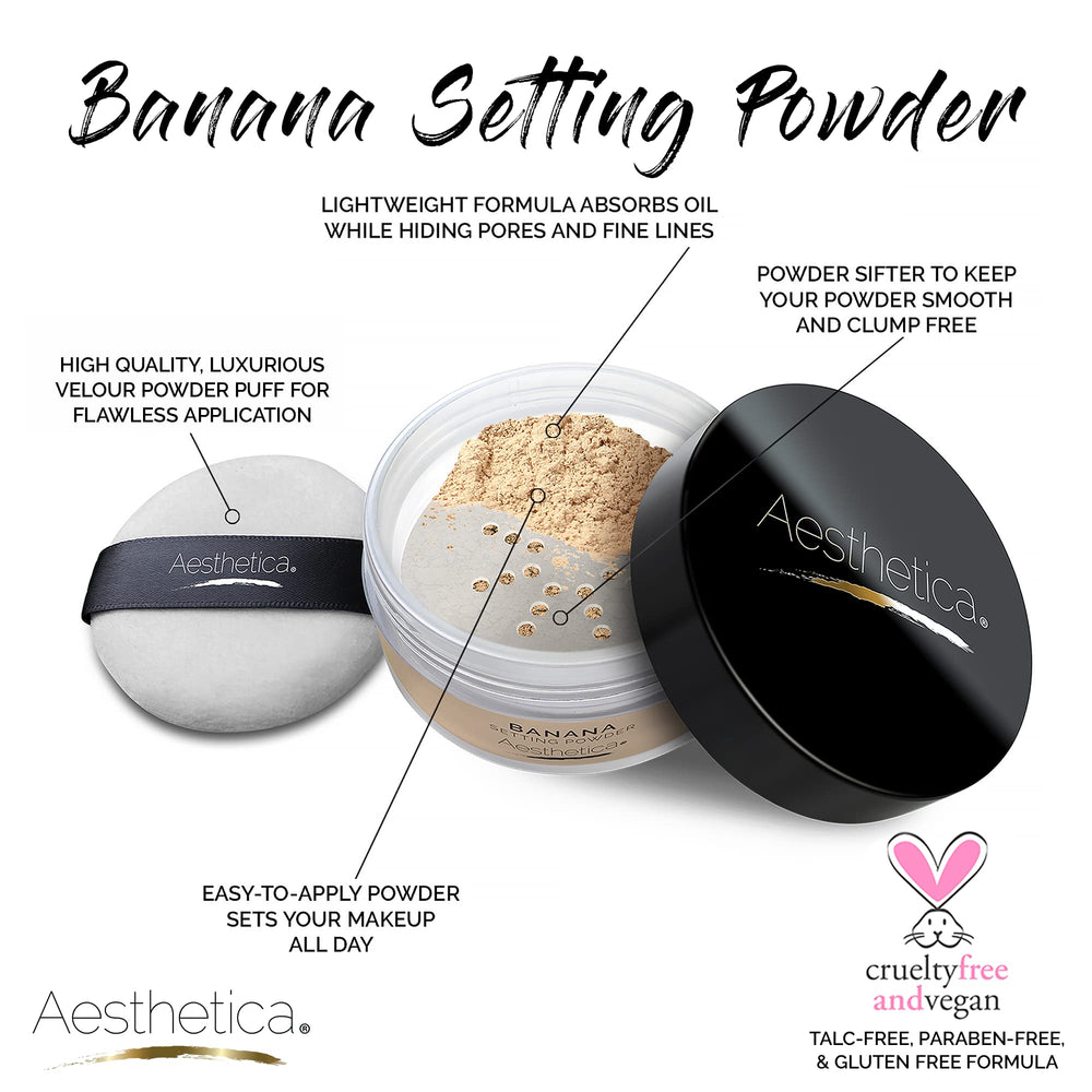 Aesthetica Banana tono amarillo suave para neutralizar rojeces y unificar tono.