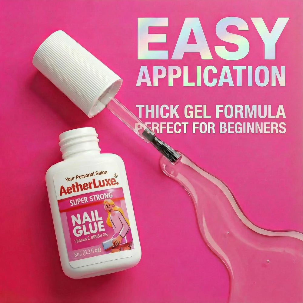 Textura gel espesa de AetherLuxe lista para una aplicación limpia y sin goteos.