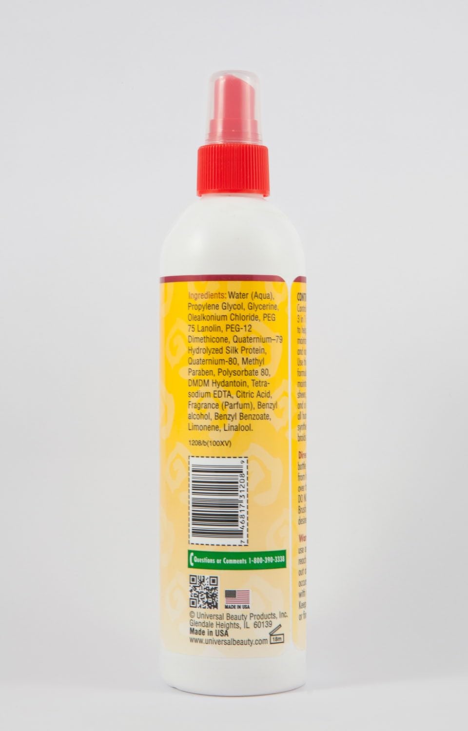 African Essence Control para pelucas: aerosol en el cabello para fijación ligera.