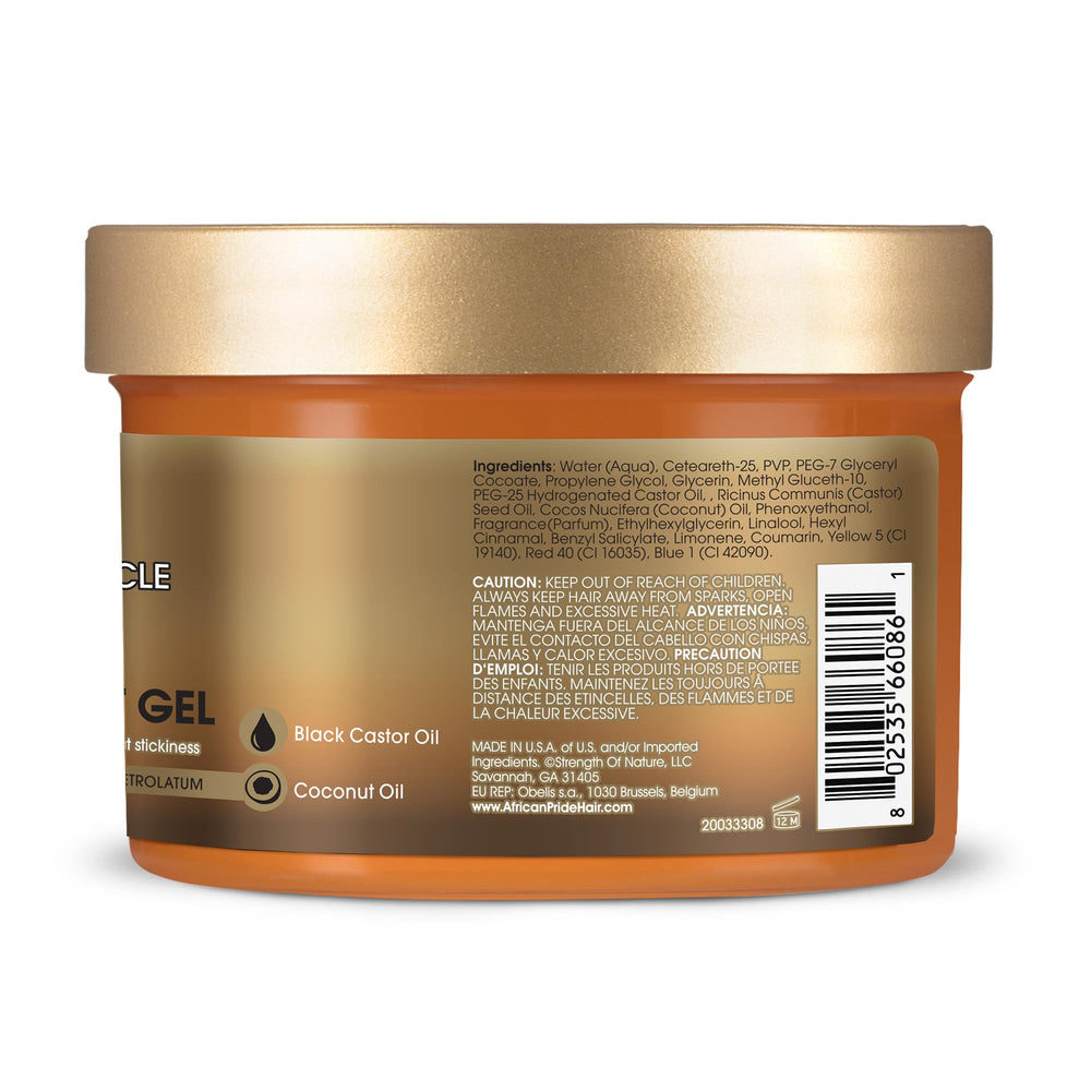 Paquete de 3 unidades de African Pride Black Castor Miracle Extra Hold