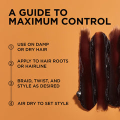 Gel para bordes y peinado definido con African Pride Black Castor Miracle