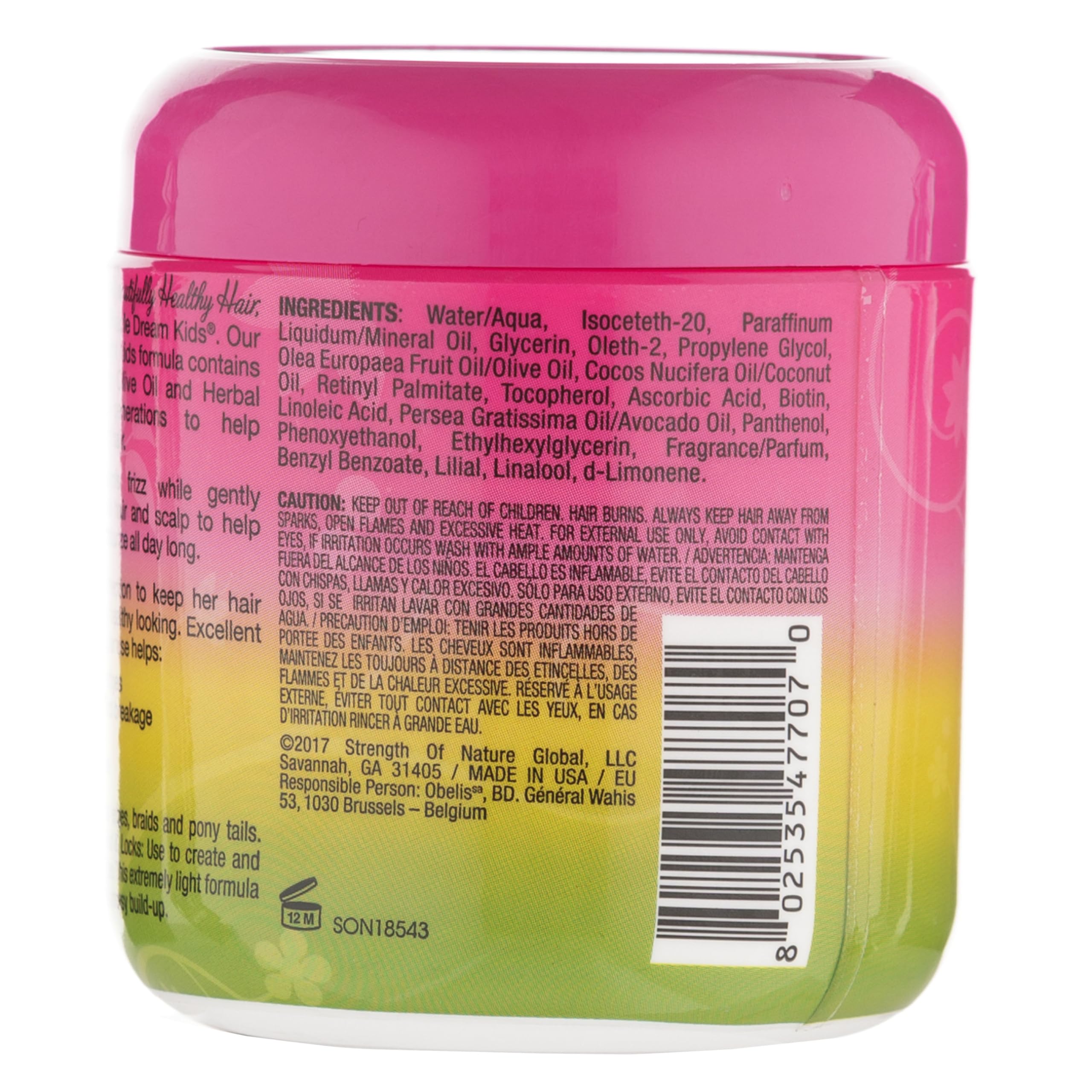 AFRICAN PRIDE Dream Kids Gel bordes suaves para aplicación diaria