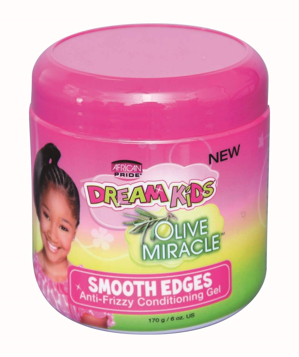 AFRICAN PRIDE Dream Kids Gel envase 6 onzas para control del frizz