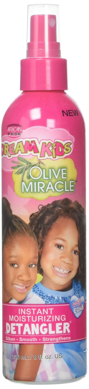 African Pride Dream Kids Olive Miracle desenredante instantáneo para cabello infantil con hidratación