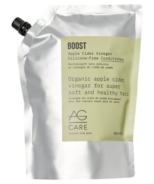 AG Hair BOOST botella con dispensador para uso diario y dosificación fácil