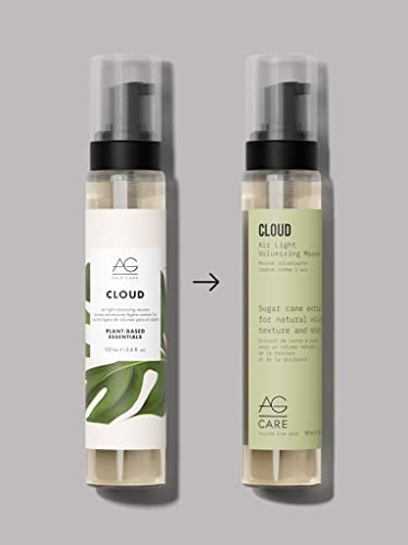 AG Care Cloud Air Light Mousse, definición de rizos con movimiento natural.