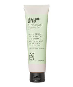 AG Care Curl Fresh Definer, envase 6oz, definición de rizos y sin silicona.