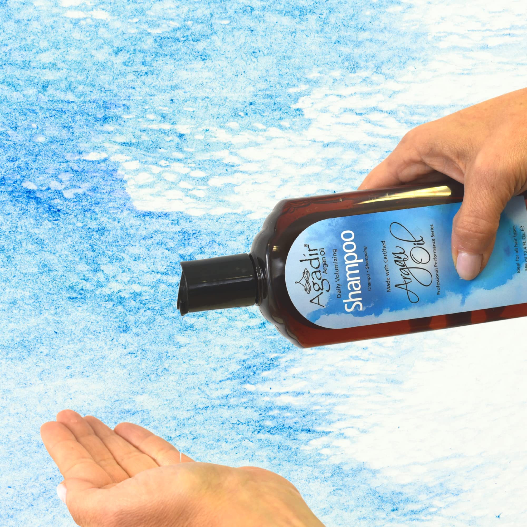 AGADIR Champú Volumen Diario, espuma suave para cabello ligero