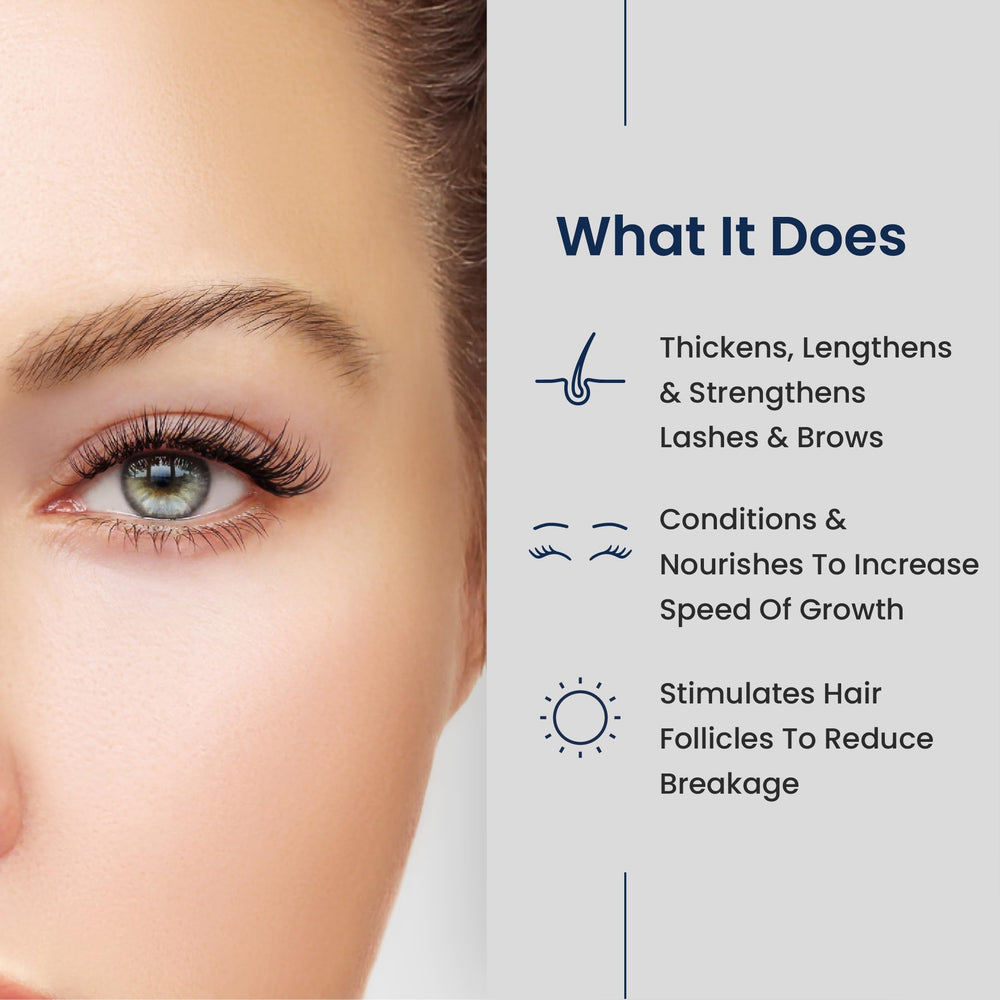 Aplicador de Agelyss para aplicación precisa en pestañas y cejas.