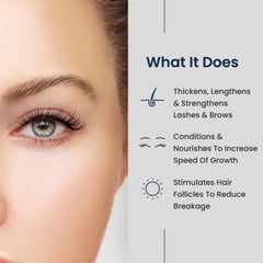 Aplicador de Agelyss para aplicación precisa en pestañas y cejas.