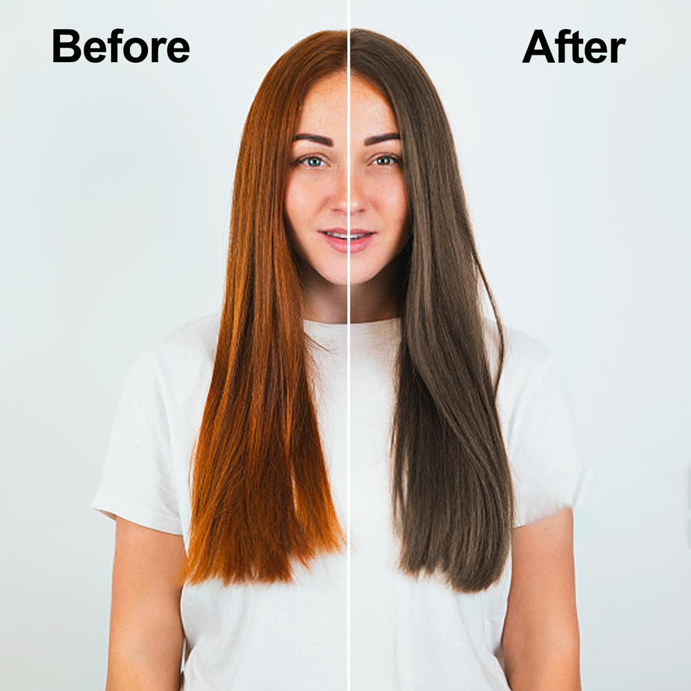 Agthyuve Tinte Shampoo Cabello Aplicación: colorea y acondiciona en una pasada