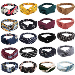 AHONEY bandanas para el cabello bohemias nudo floral: añade estilo y comodidad