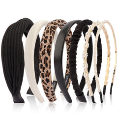 AHONEY diademas estampado leopardo, ideal para completar conjuntos diarios con toque audaz