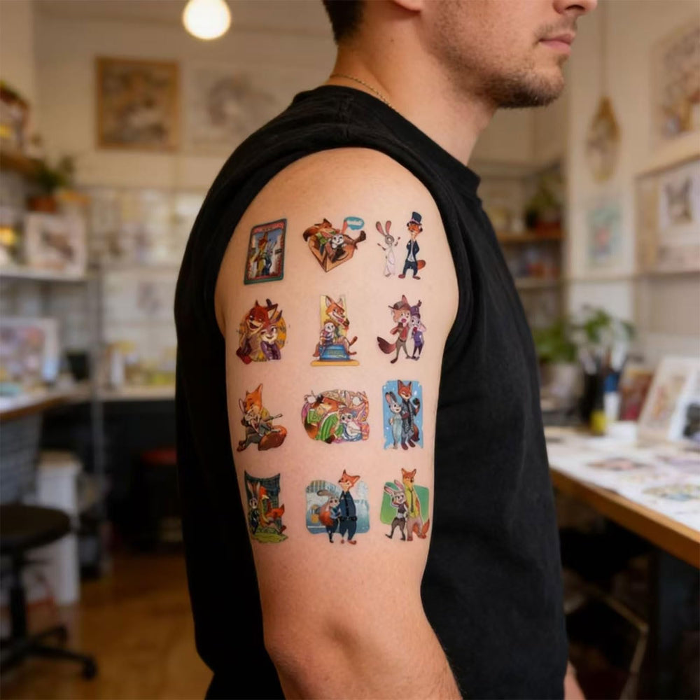 Tatuajes AHPAHP fáciles de aplicar, adhesión rápida.