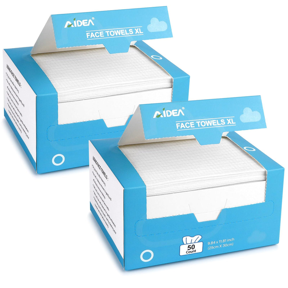 AIDEA XL: doble caja, toallitas faciales desechables para limpieza diaria