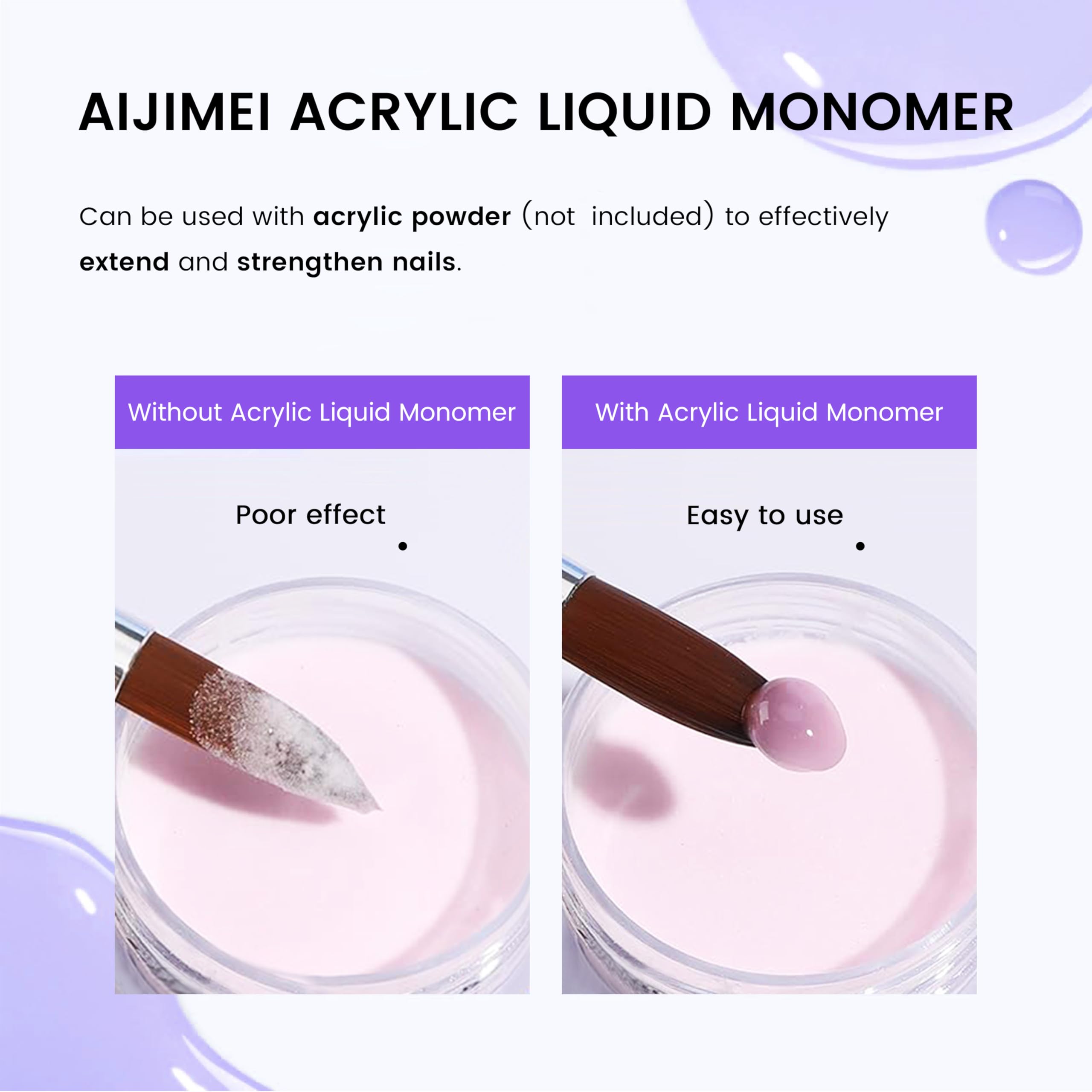 AIJIMEI contenedor líquidos, almacenamiento ordenado para tus materiales de uñas.