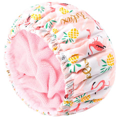 Gorro de ducha Aileam con forro de toalla para mayor confort y secado suave.