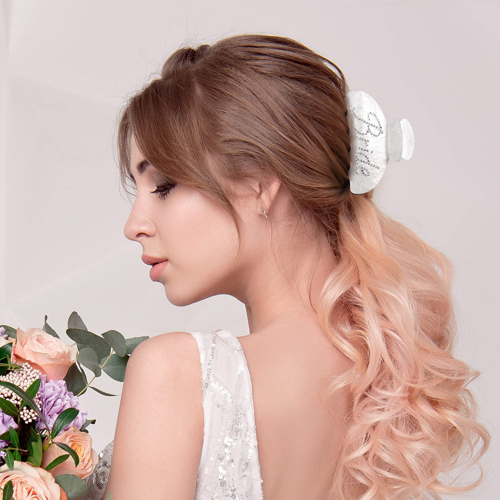 Accesorio de boda Aileam con brillo discreto para damas