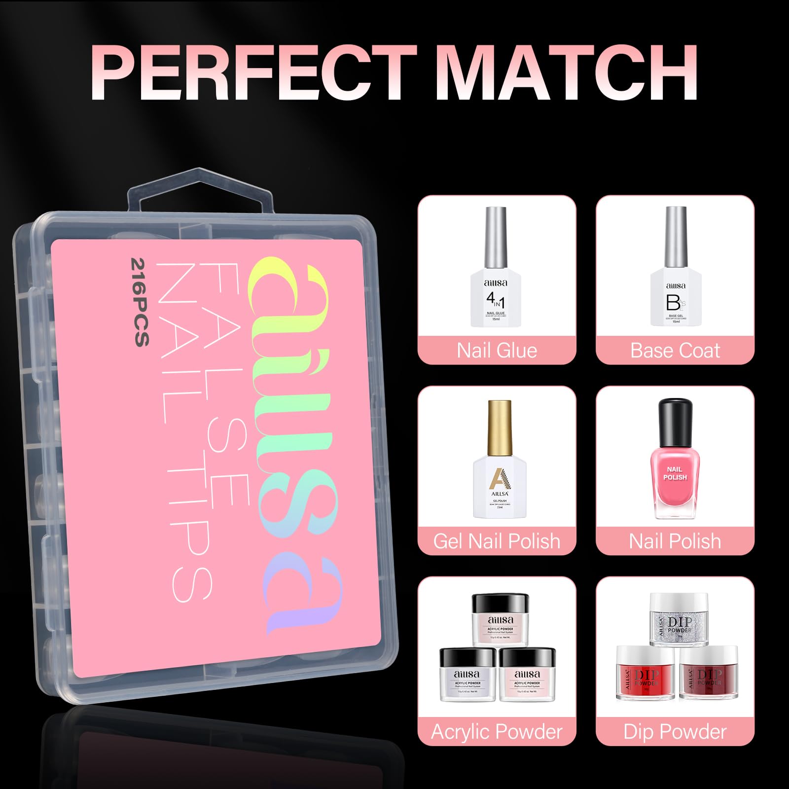 AILLSA regalo ideal para DIY de manicura entre amigos o familia