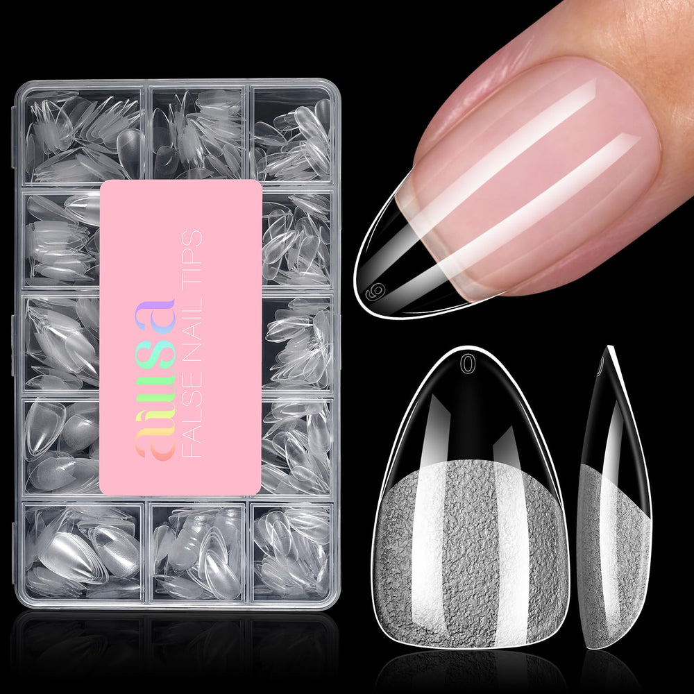 AILLSA uñas almendra en paquete para seleccionar talla