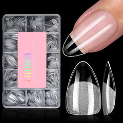 AILLSA uñas almendra en paquete para seleccionar talla