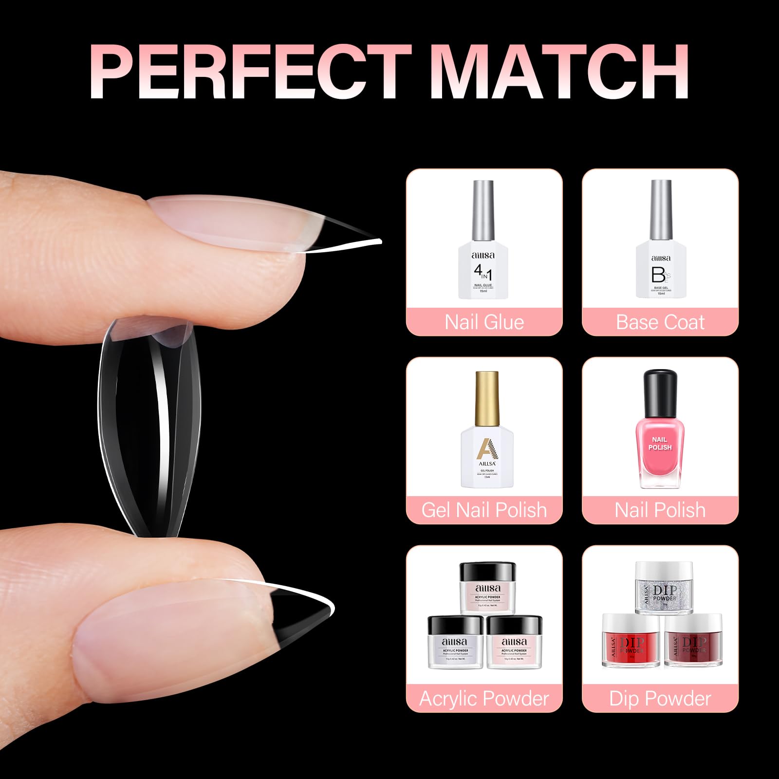 Uso doméstico: kit AILLSA para manicura casera.