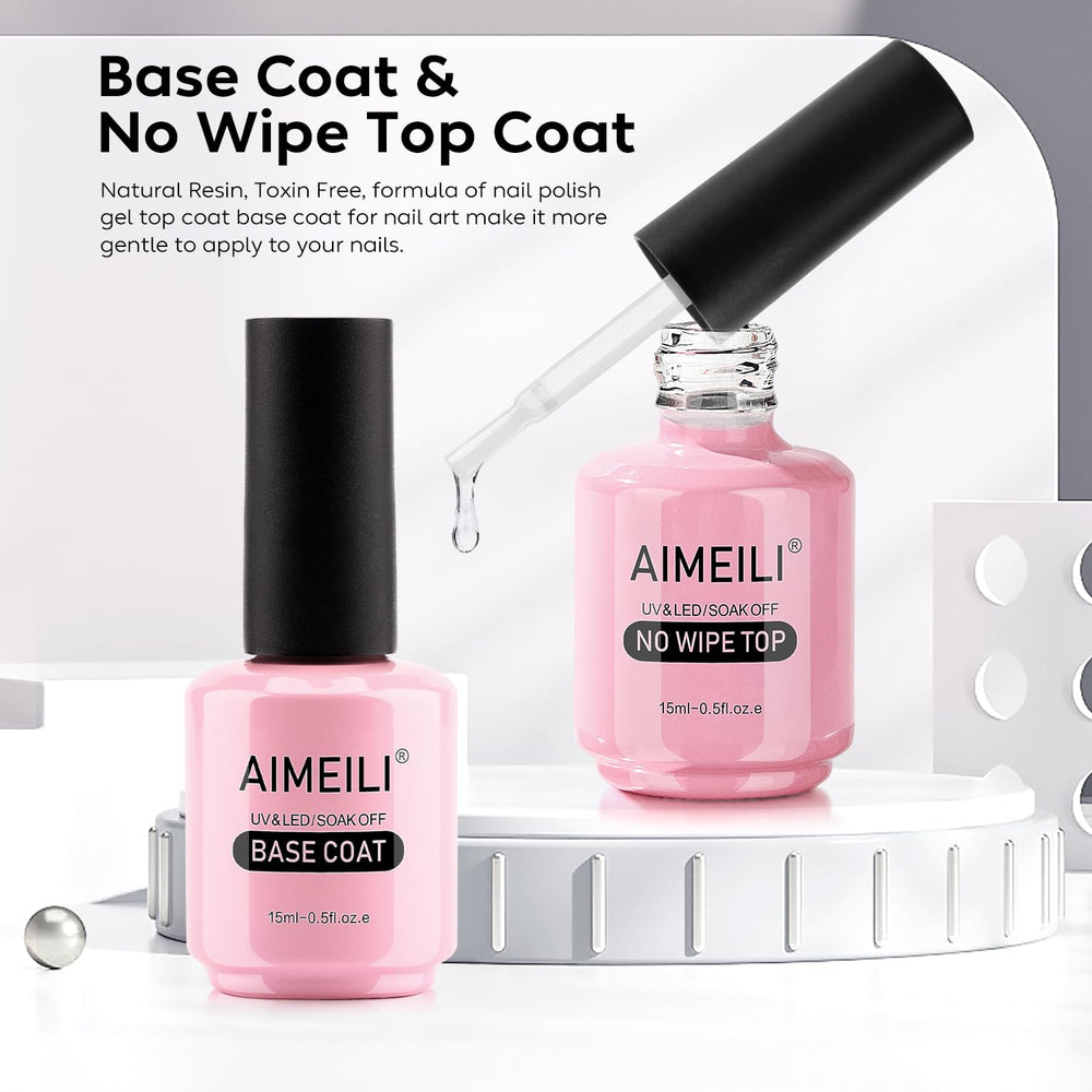 AIMEILI – brillo duradero: manicura con brillo prolongado.