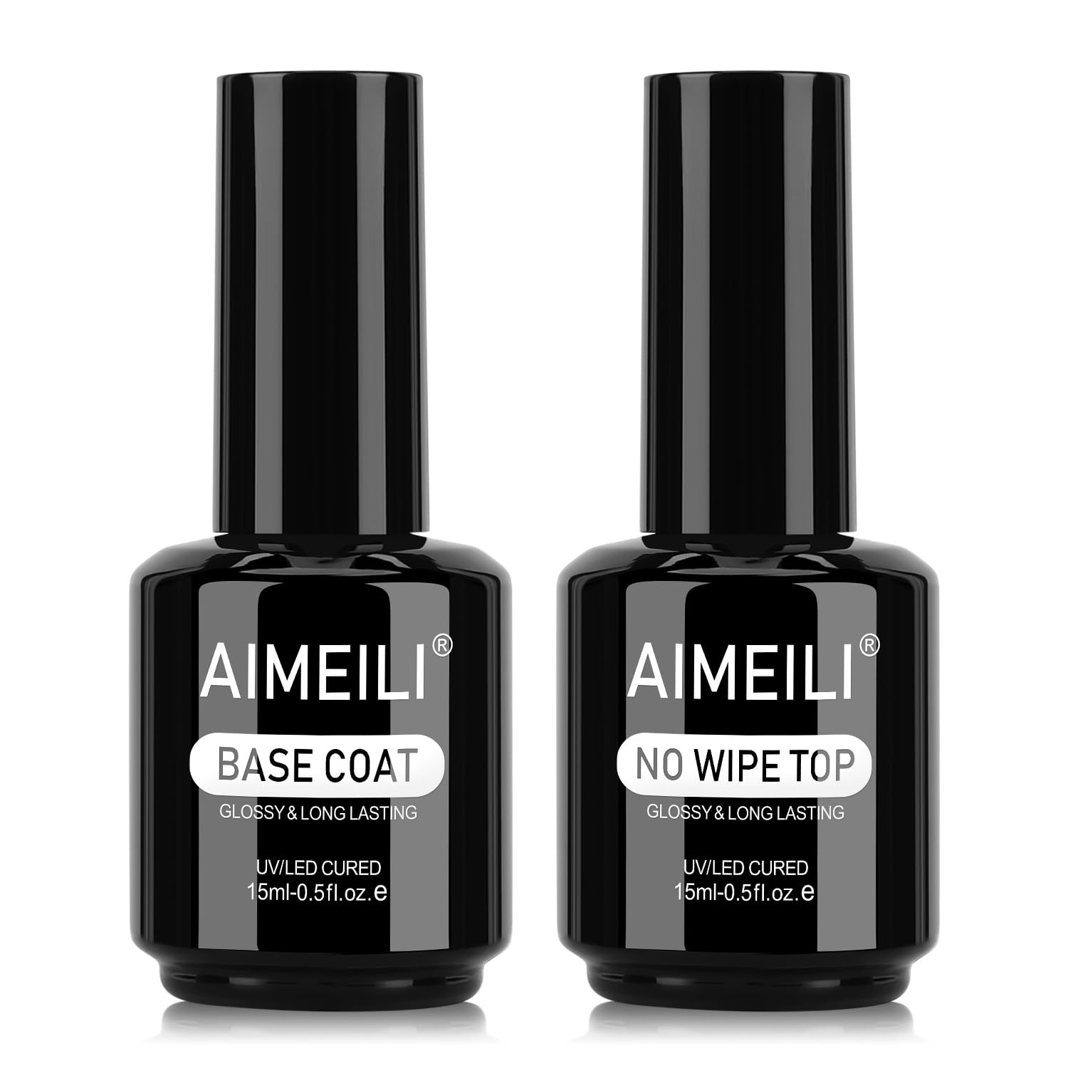 AIMEILI – capa-base: brillo duradero para uñas.