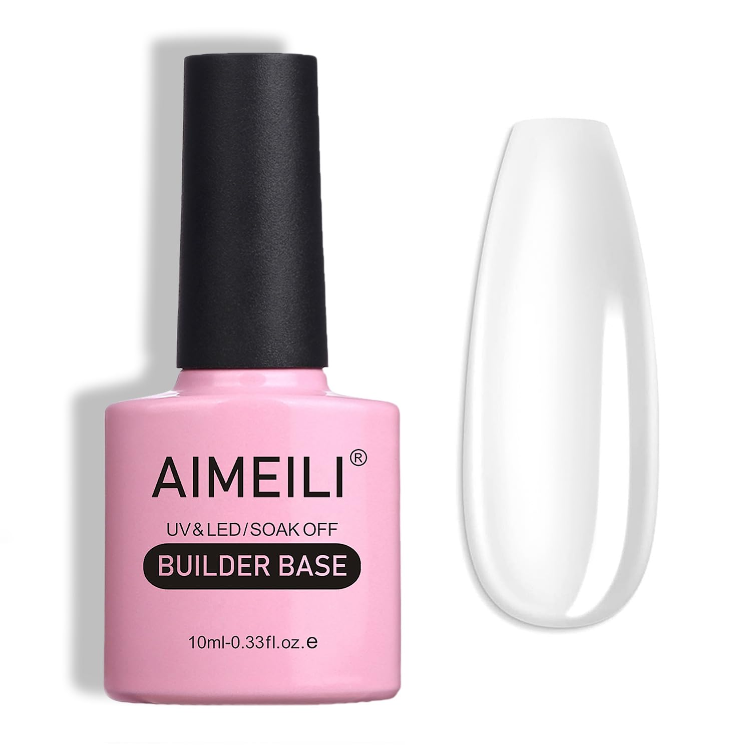 AIMEILI gel builder botella clara para extensiones duraderas