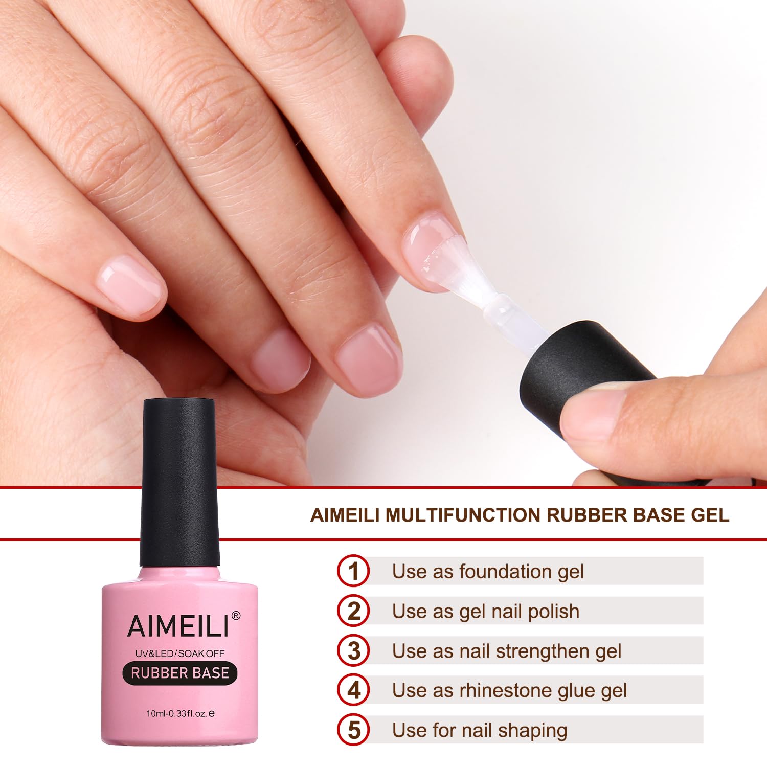 AIMEILI Lámpara de luz ultravioleta-LED para curado rápido de uñas.