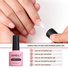 AIMEILI Lámpara de luz ultravioleta-LED para curado rápido de uñas.