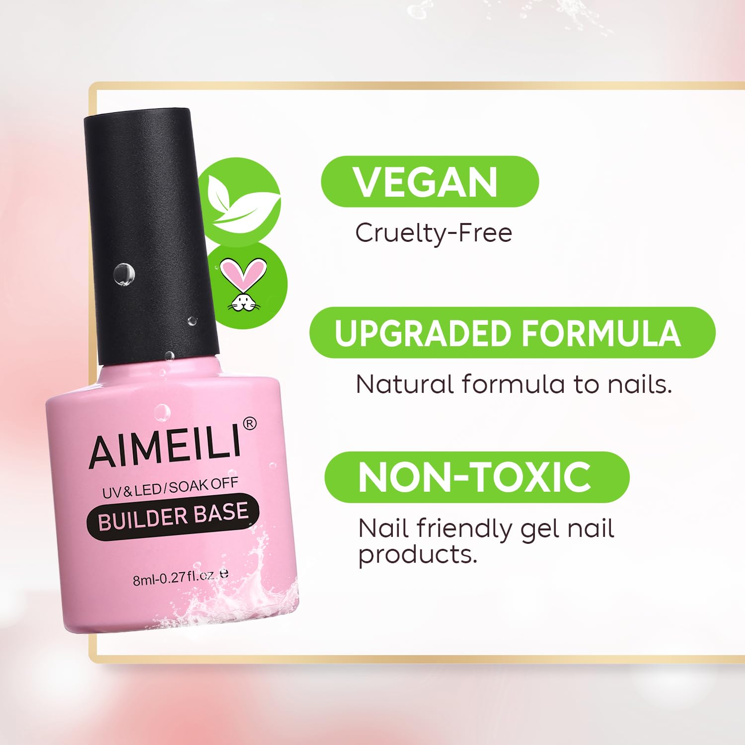 AIMEILI reparación de uñas con gel builder duradero