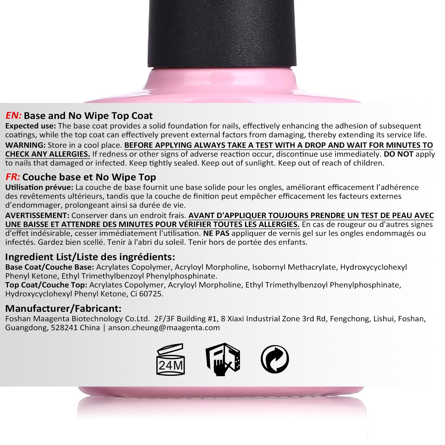 AIMEILI – set-dos-15ml: dos envases para colores y combinaciones.