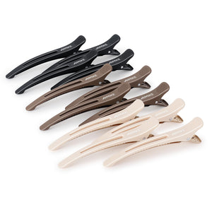 AIMIKE pinza pico de pato marrón para seccionado preciso sin tirar del cabello