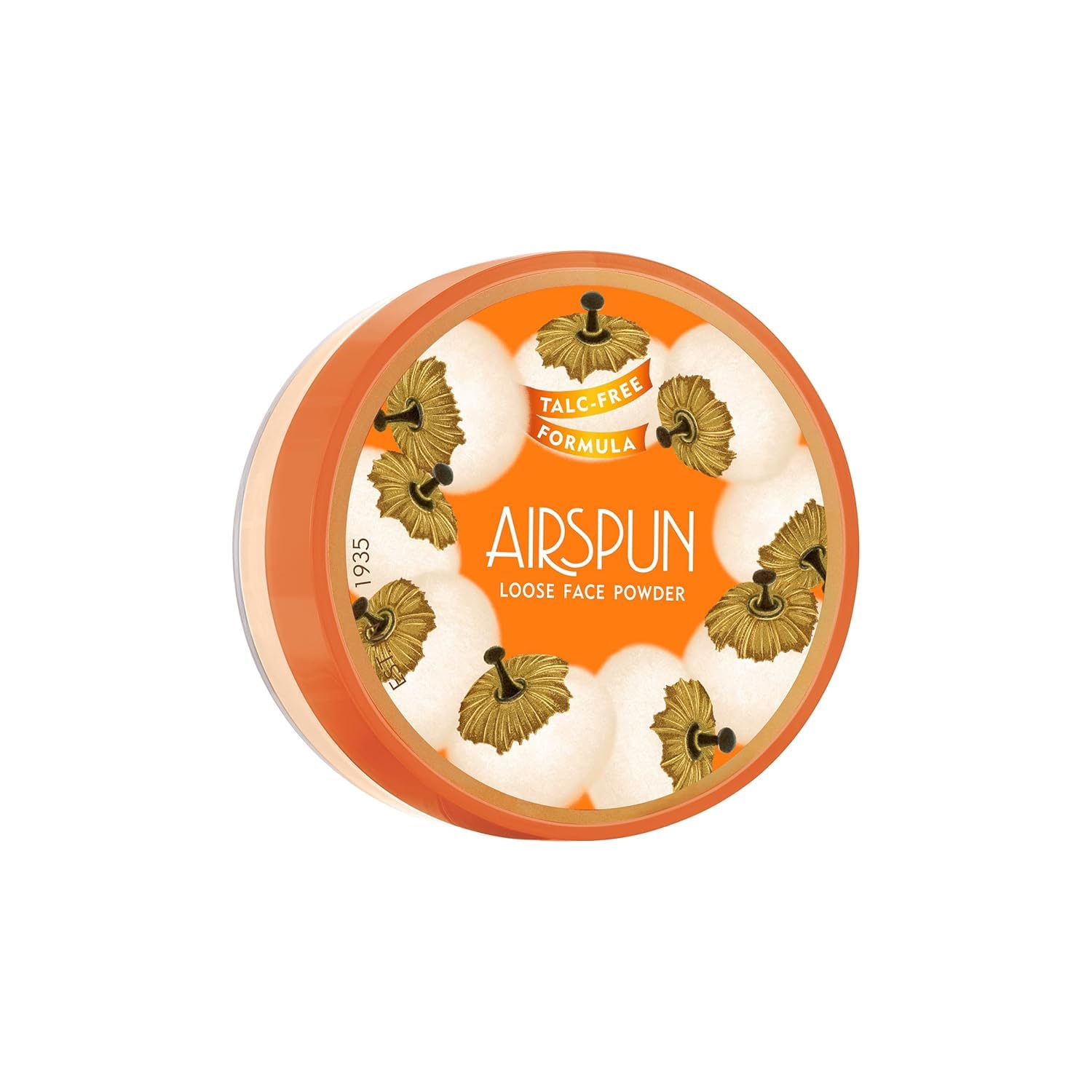 Airspun polvo suelto fijador sin talco para acabado suave y mate