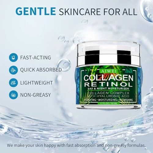 AIWEI crema colágeno, absorción rápida para rutina eficiente